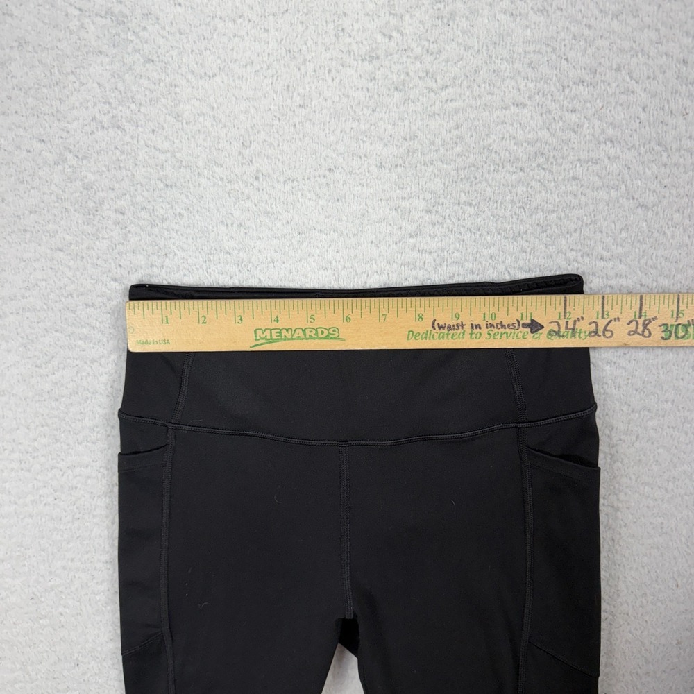 Victoria's Secret Women's Black 3/4 Length Yoga Leggings 6/170/68A W25x23 Sport - Picture 5 of 9